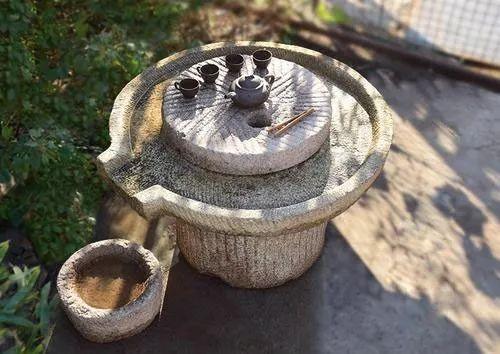 老石器,老院子,小院一方,安度余生