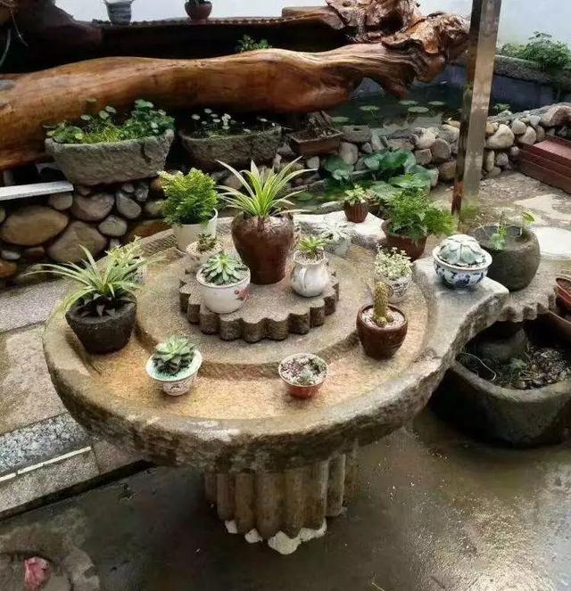 老石器,老院子,小院一方,安度余生