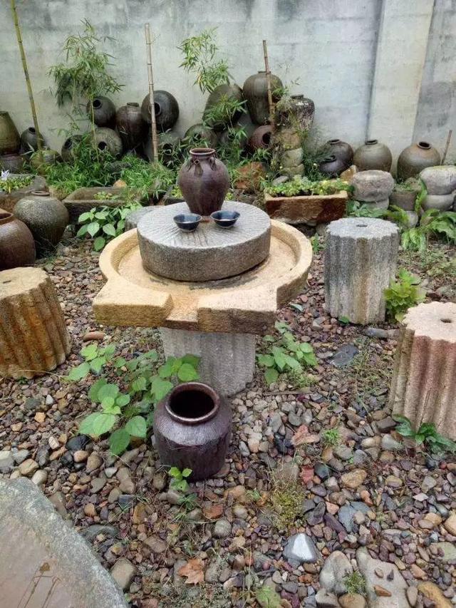 老石器,老院子,小院一方,安度余生