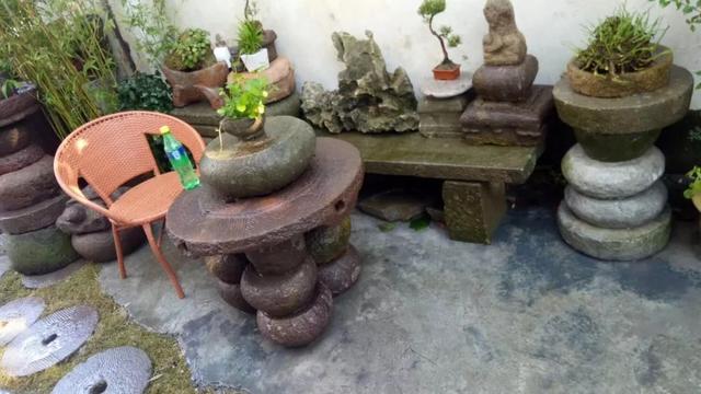 老石器,老院子,小院一方,安度余生