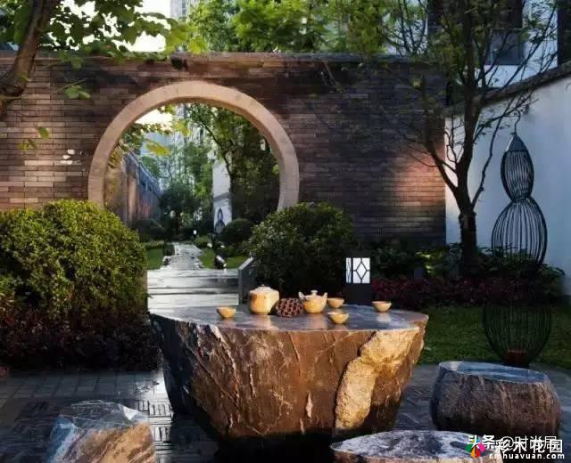 15种新中式“小庭院景观”设计,与现代中式铺装融为一体,具有不同的意境