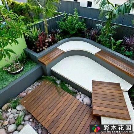 20平庭院设计:创建一个“下沉”的小庭院,其价值超出图表花园
