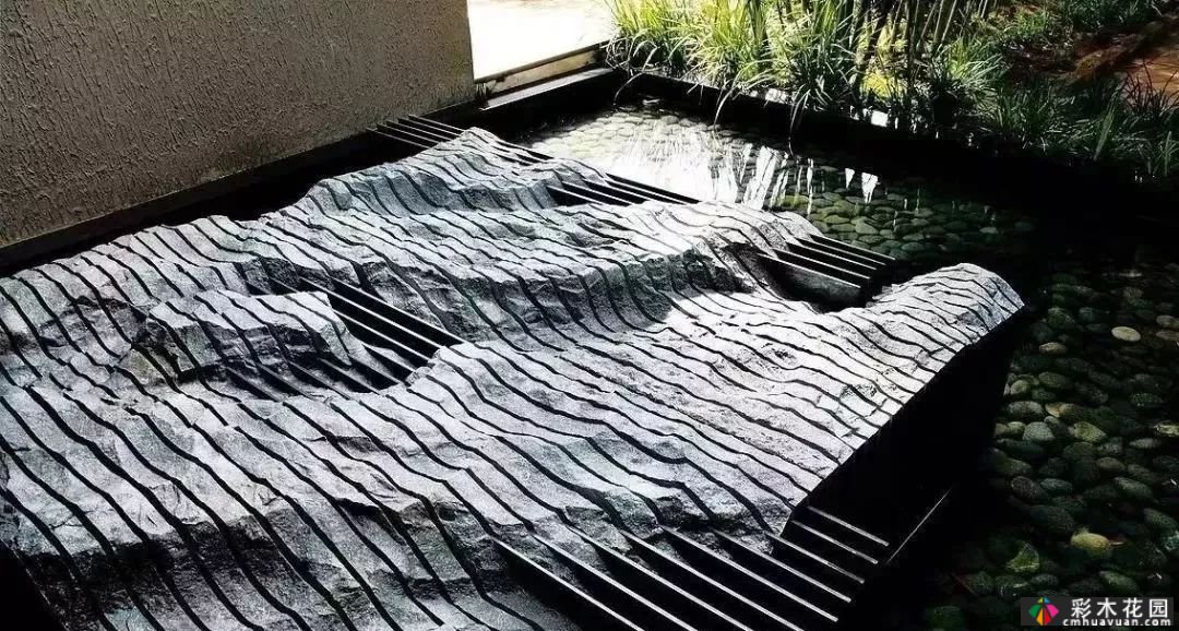 用石头做一个场景，庭院气田来自你。