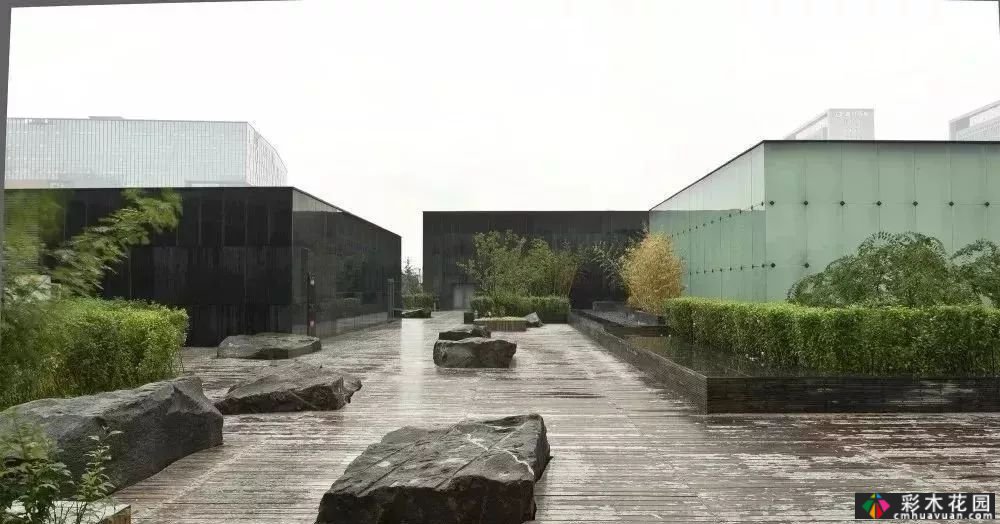 用石头做一个场景，庭院气田来自你。