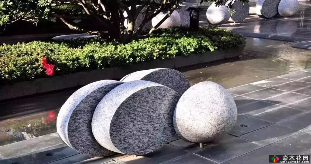用石头做一个场景，庭院气田来自你。