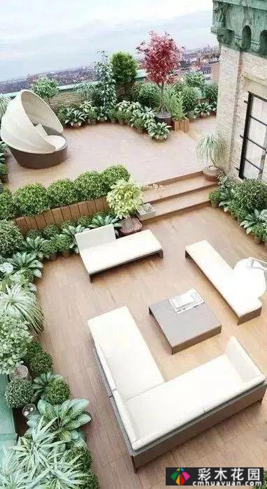 庭院屋顶绿化花园 设计“向上”