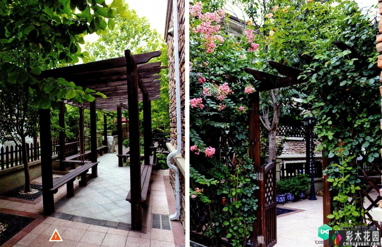 450㎡庭院classic设计style！水景、功能分区、植物搭配！优雅舒适