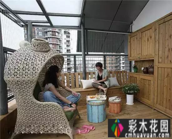 露台花园太美了，买房就得买顶楼