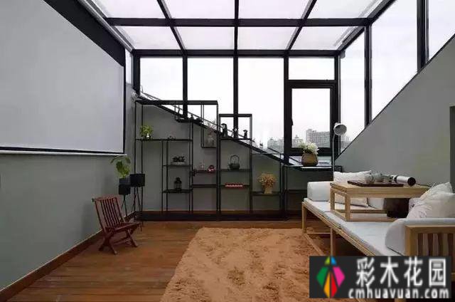 露台花园太美了，买房就得买顶楼