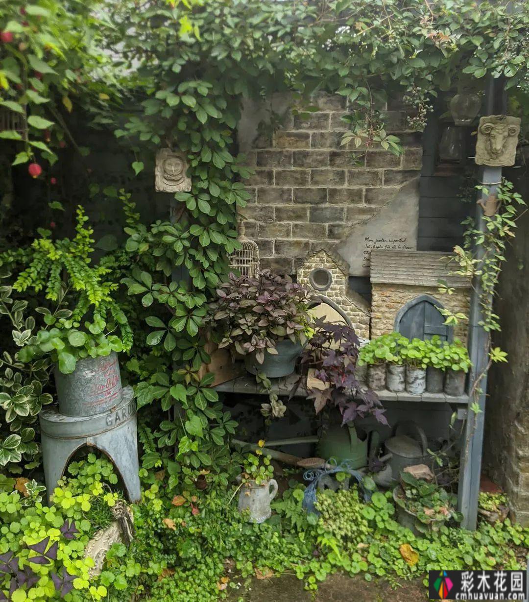 花园装饰草图，不败之美，让你的花园更迷人