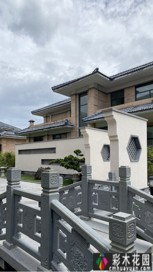 350㎡中式庭院，效果图+施工图+设计老师详解，完成的场景更好。