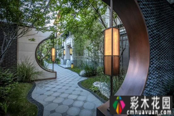 350㎡中式庭院，效果图+施工图+设计老师详解，完成的场景更好。