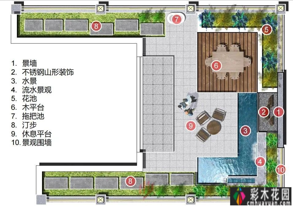 40平米的现代洋房花园设计,风格简约,成本低廉,你喜欢吗?