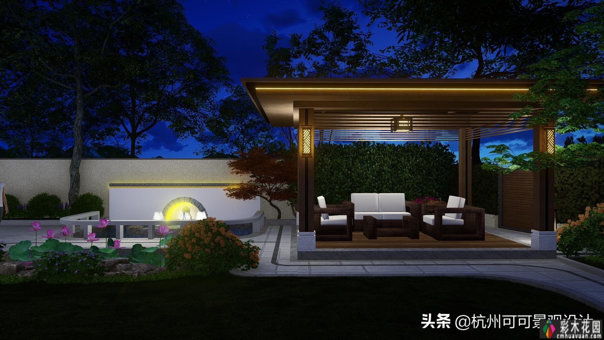 villa花园设计:花园如何打造立体感设计？是的花园你就这么做。