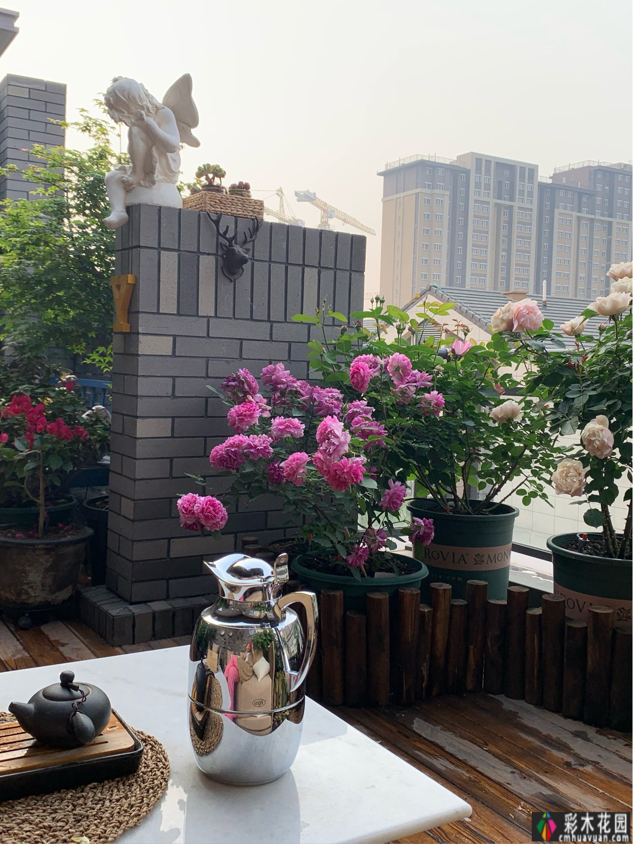 DIY改造了25㎡的露台，做小了花园，在城市屋顶过上了田园生活。